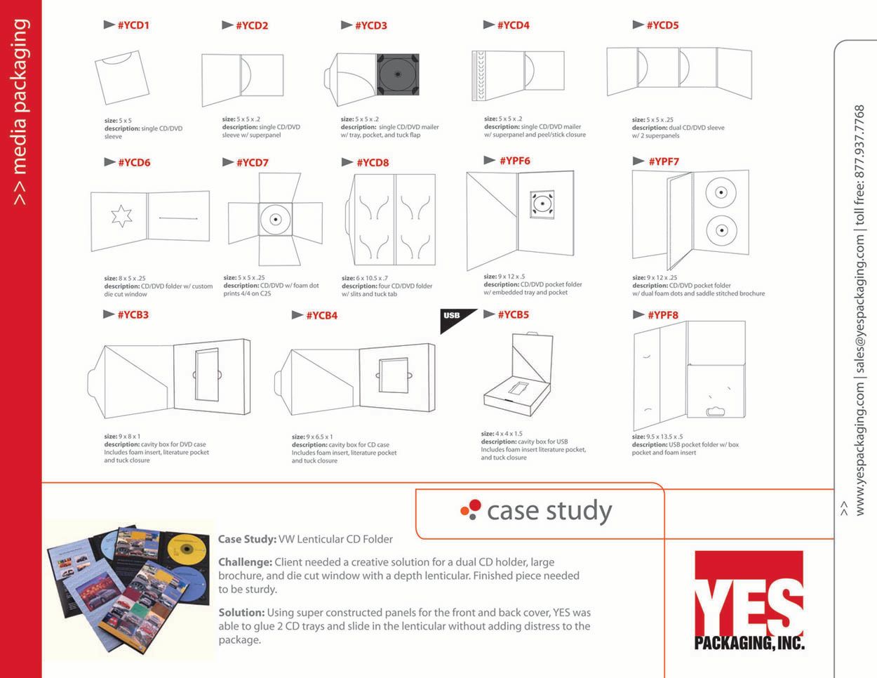 Media Packaging Catalog Page