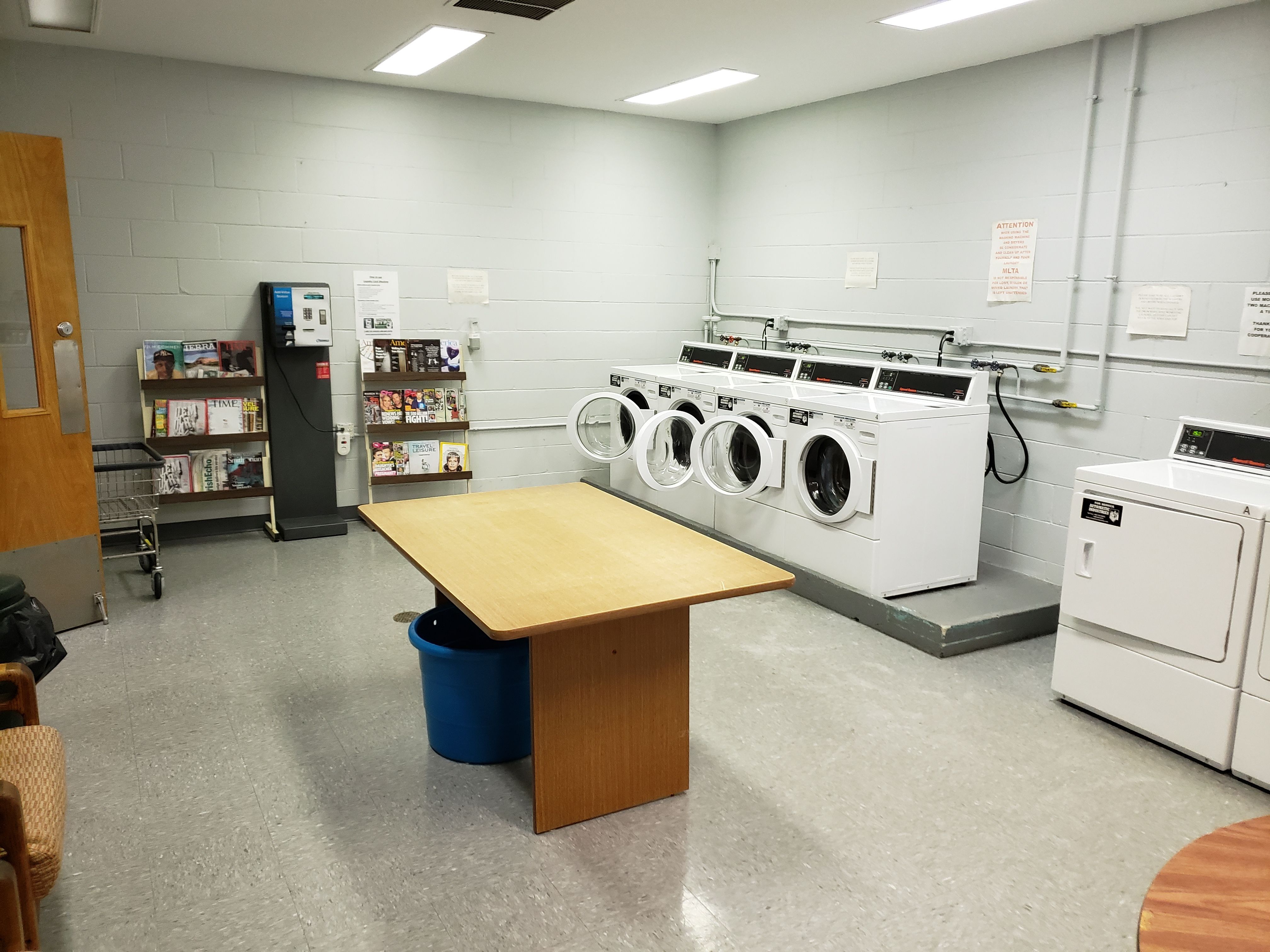 Laundry Room in Community Building