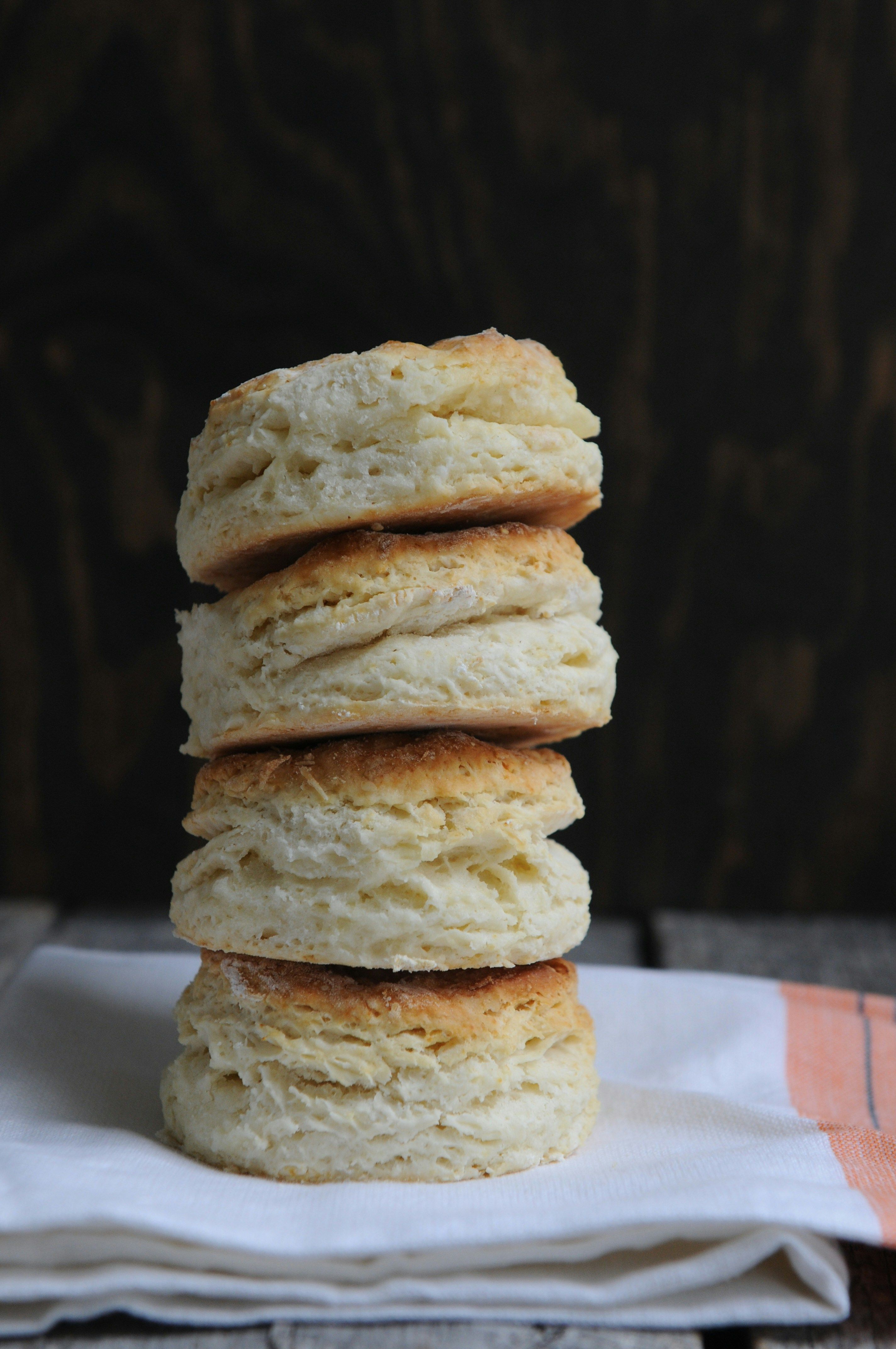 Stack of biscuits