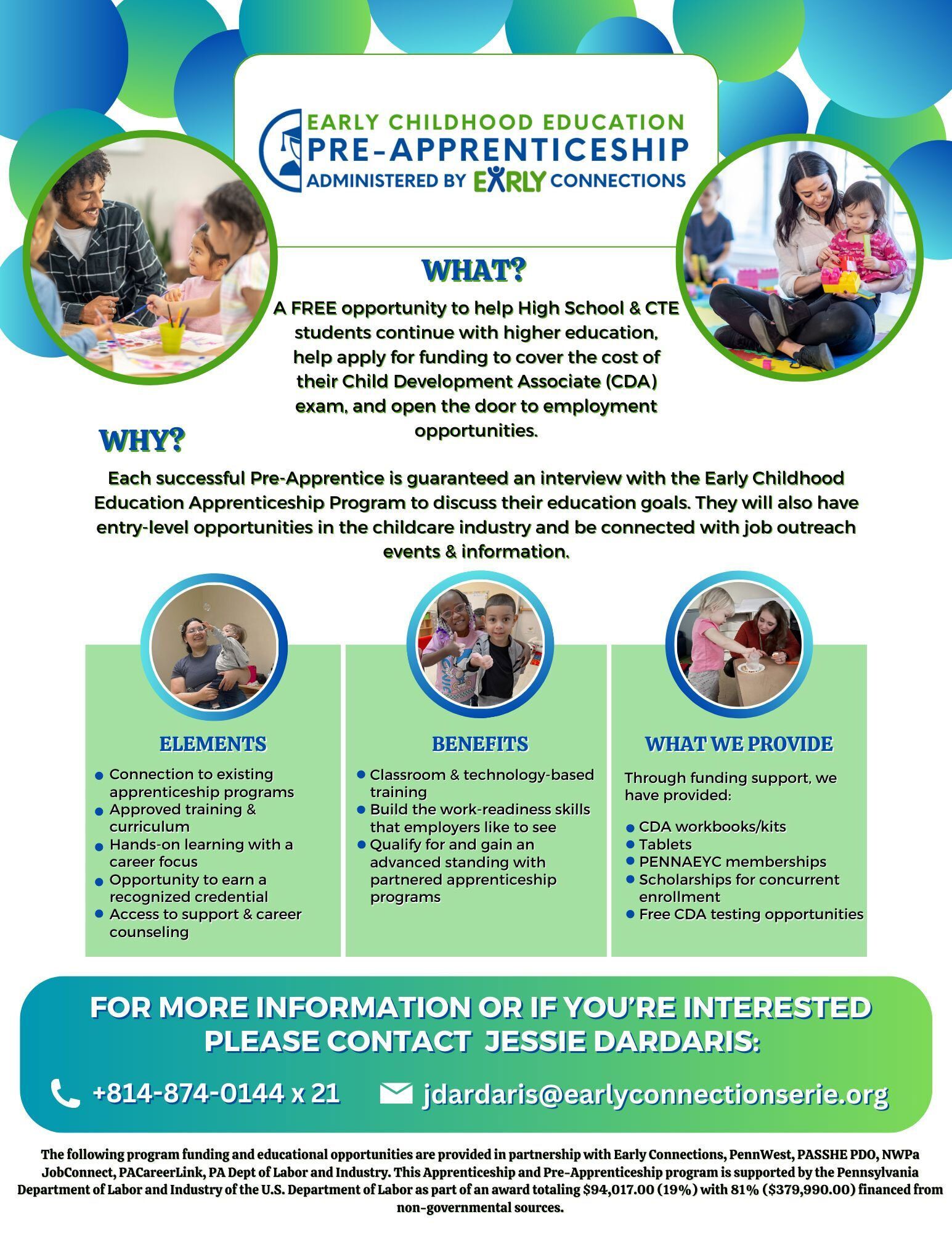 Check out the NW Region Early Childhood Education Pre-Apprenticeship Program
