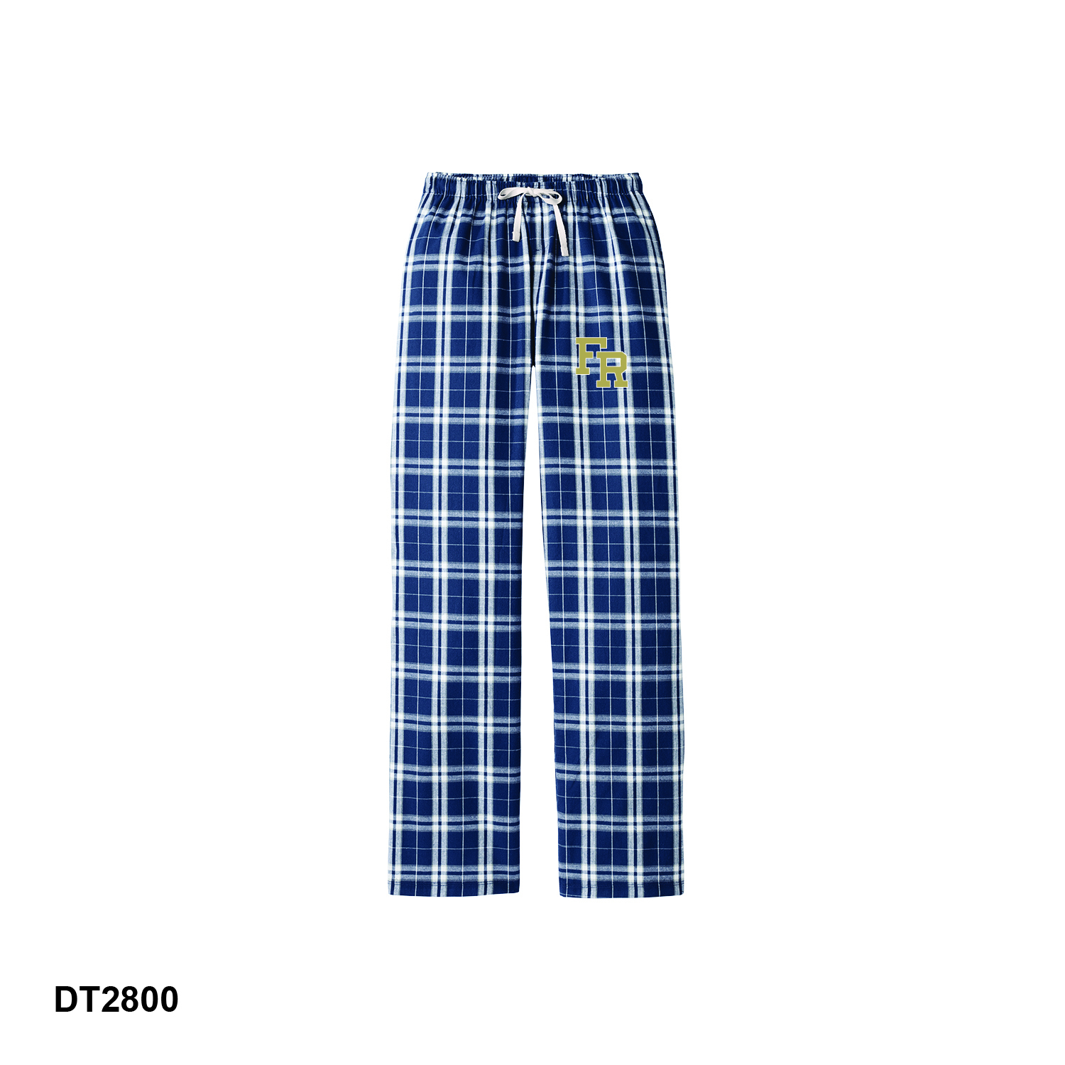 FR LETTER LOGO - District ® Women’s Flannel Plaid Pant