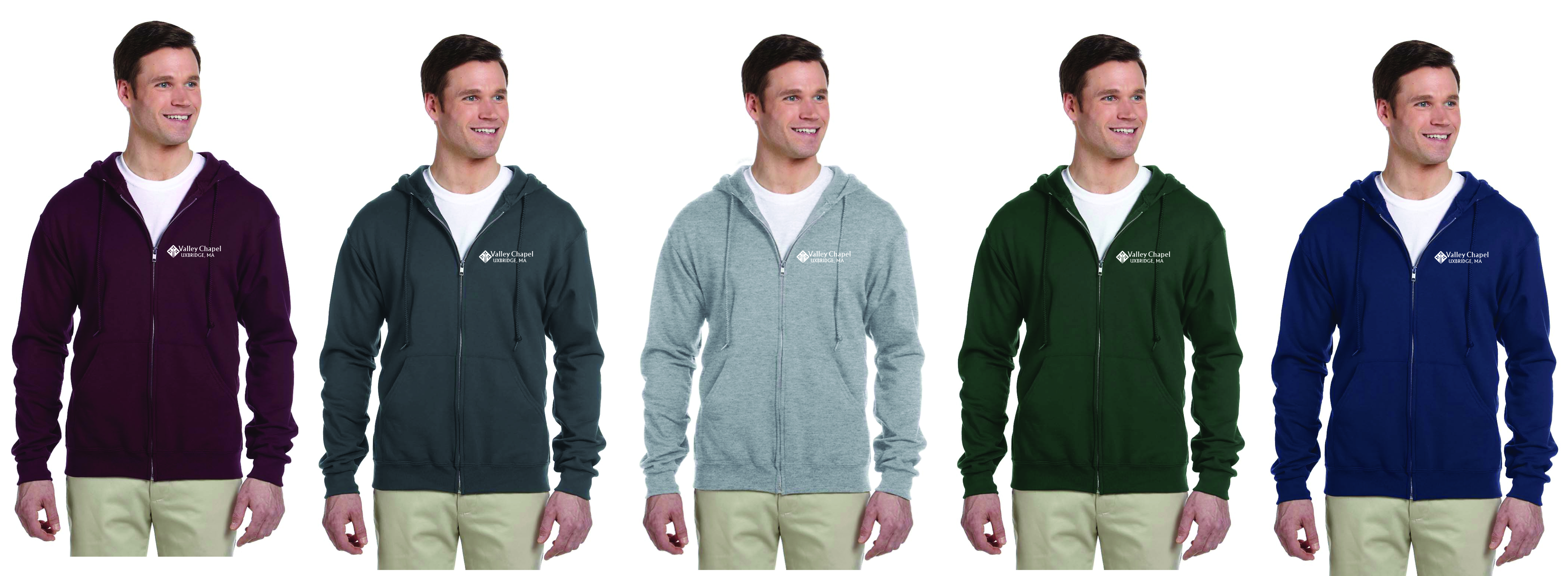 Adult Fleece Full Zip Hoodie