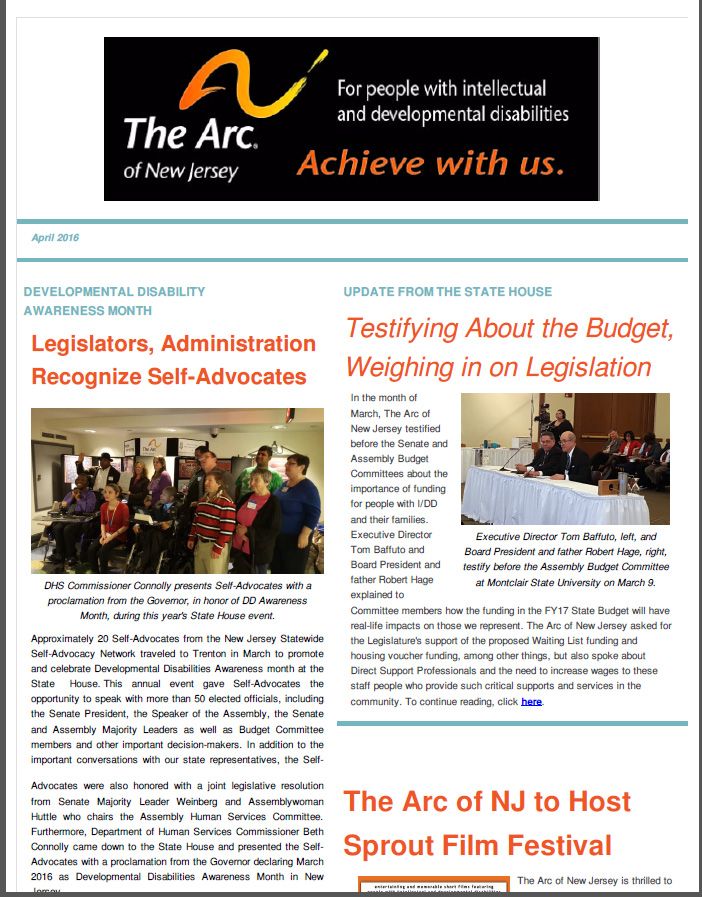 April E- Newsletter