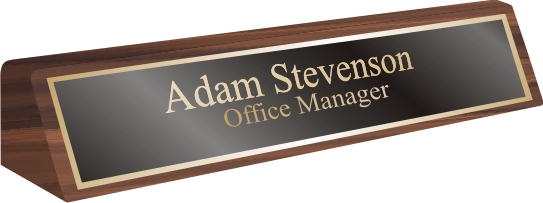 Desk Name Plates Personalized Desk Name Plates