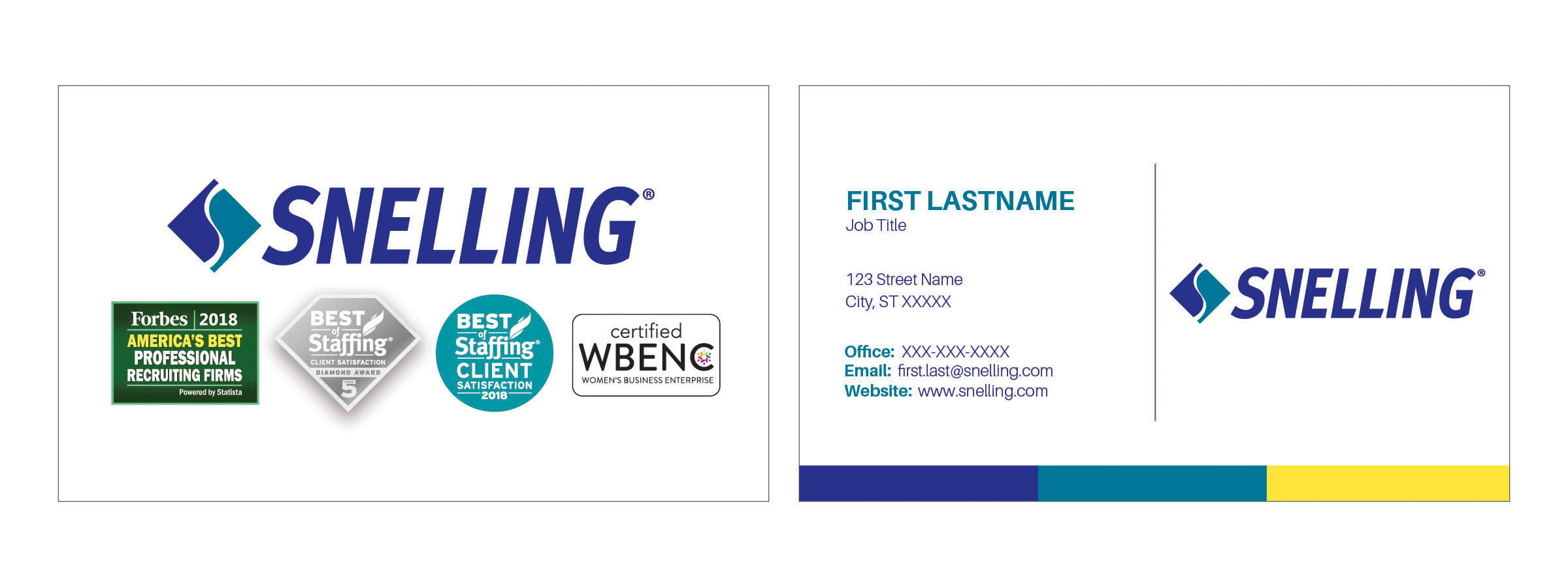 Business card with WBENC Logo (Includes Shipping)