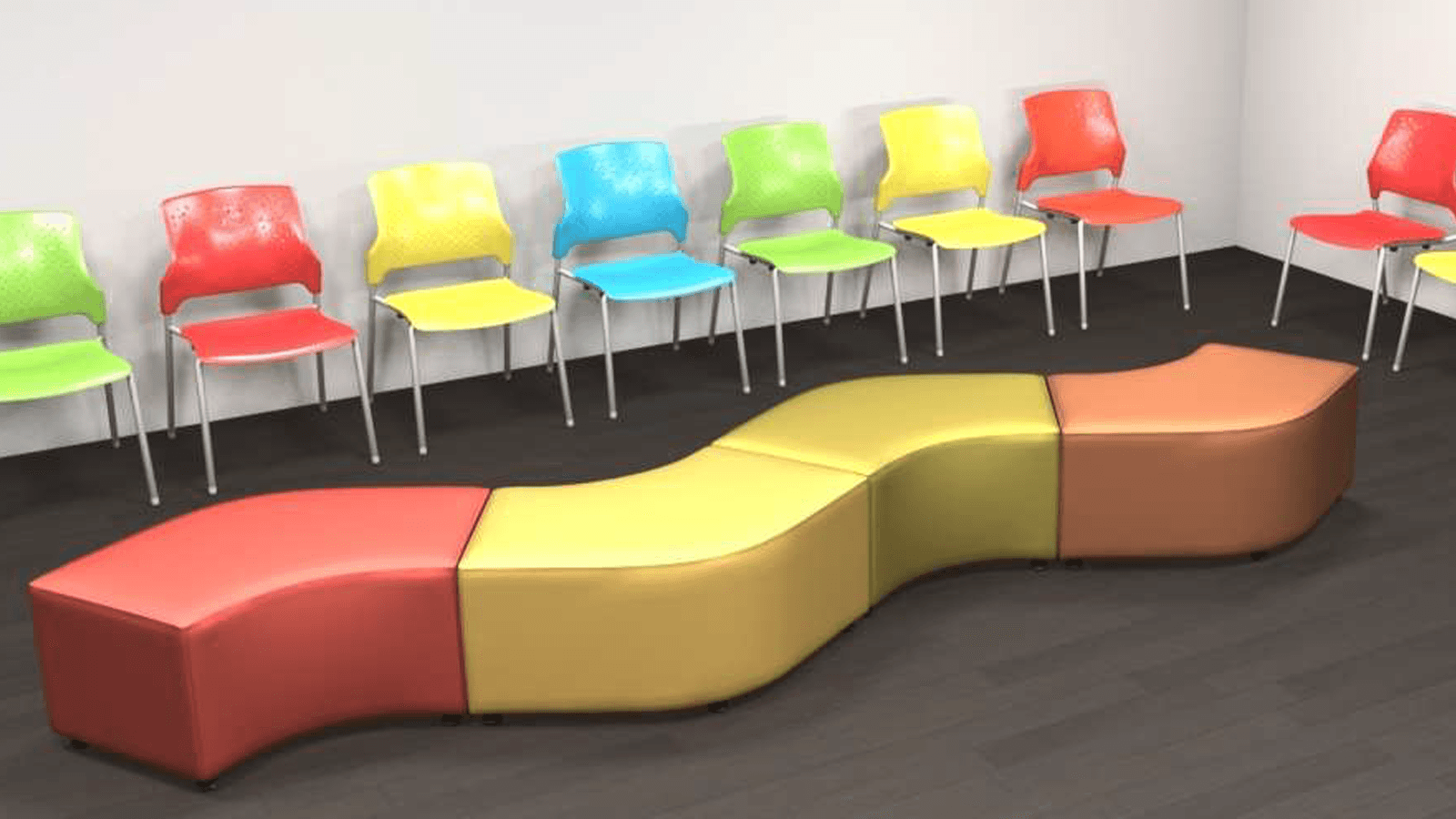 Waiting Room Furniture Rendering