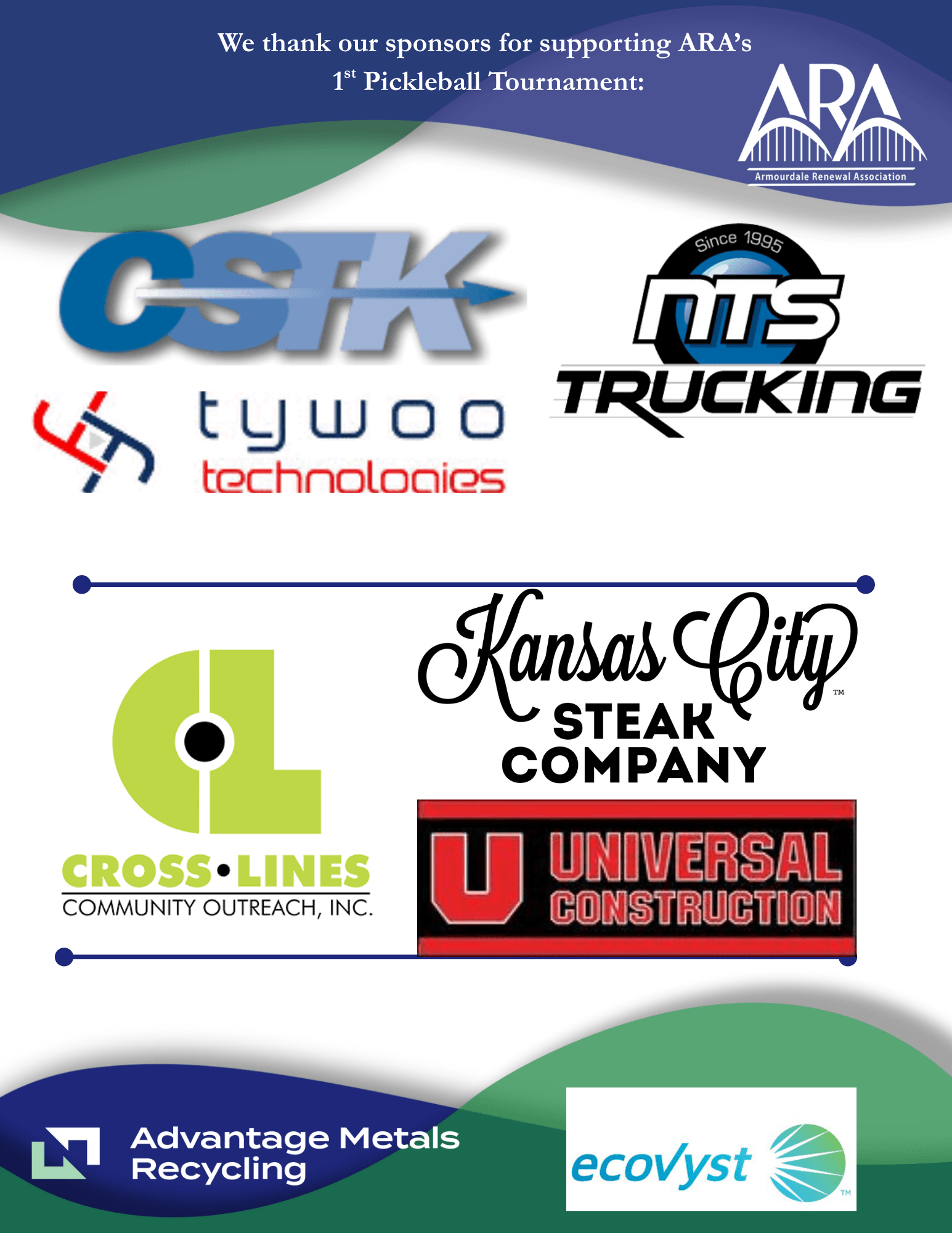 Pickleball Tournament Sponsors