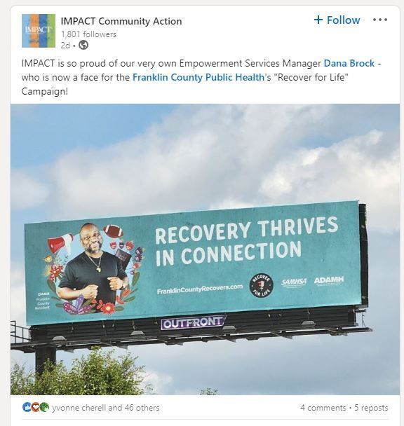 IMPACT Staffer Featured in Billboard Campaign