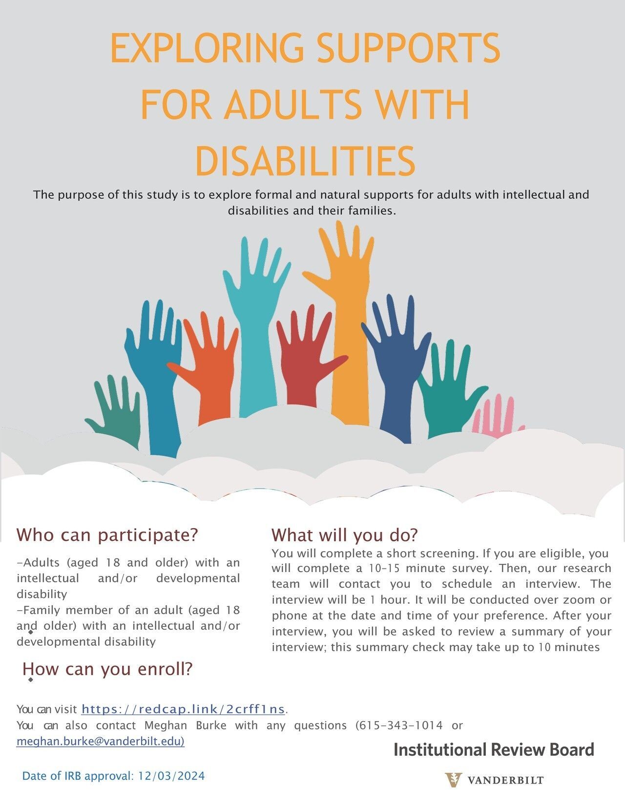 Survey Opportunity: Exploring Supports for Adults with Disabilities