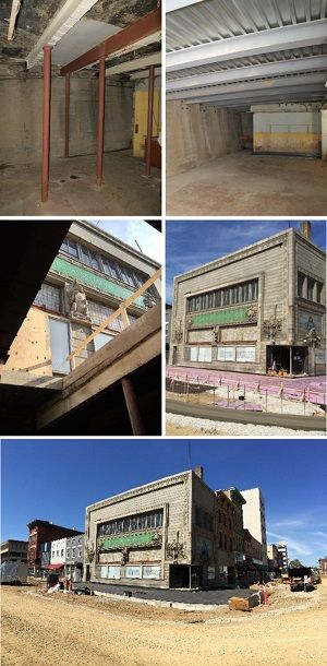Sullivan Building Update: Basement Construction September 26, 2016