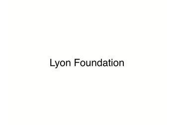 The Lyon Foundation