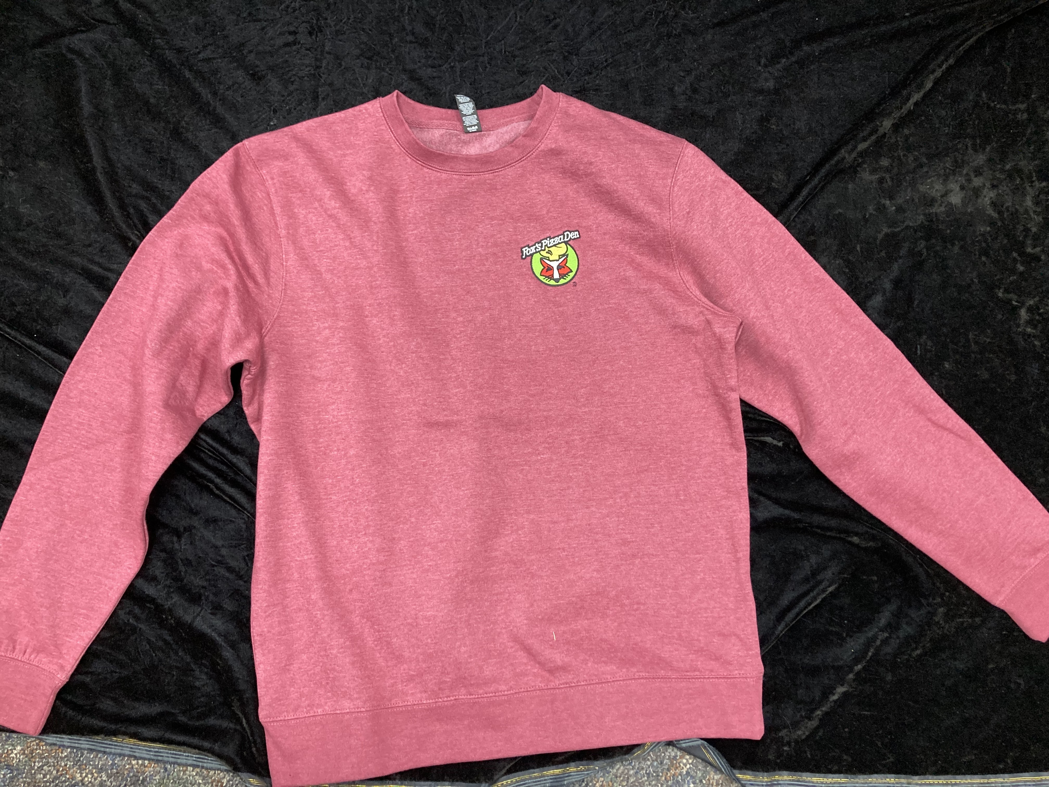 SALE Fox's Logo - Large Maroon Crewneck Sweatshirt
