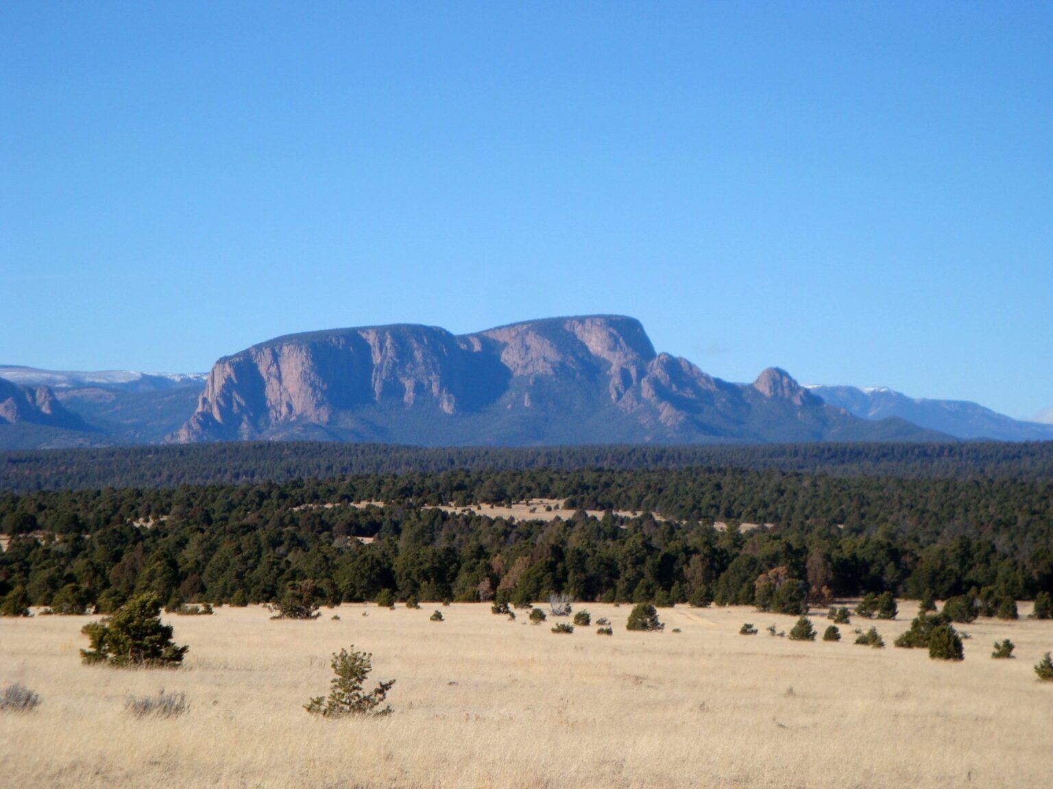 Photo of Hermit's Peak mountain in New Mexico