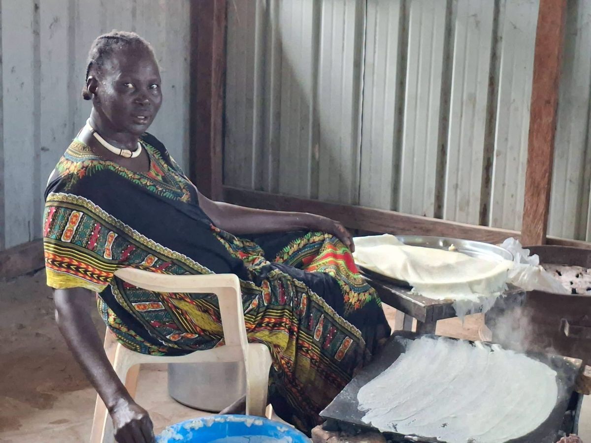 Cook with food