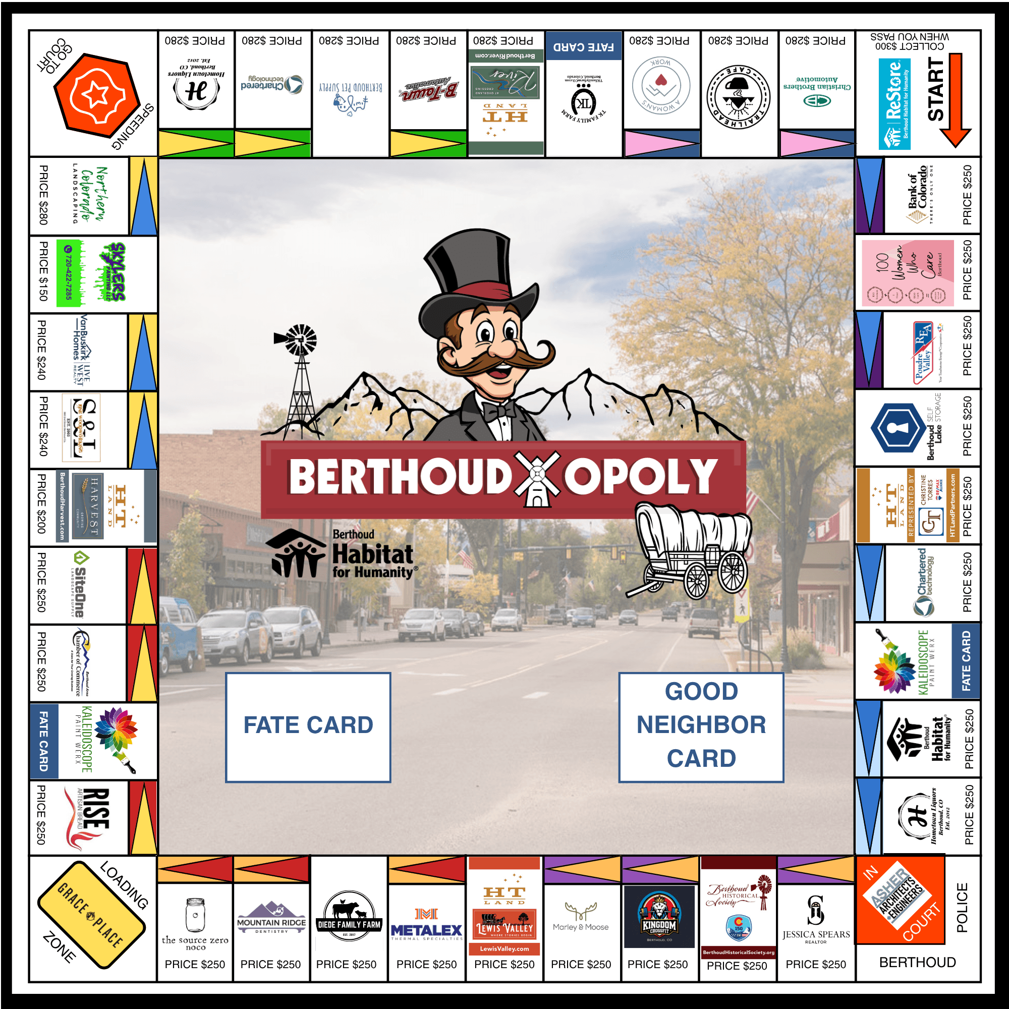 Berthoud-Opoly board mockup 