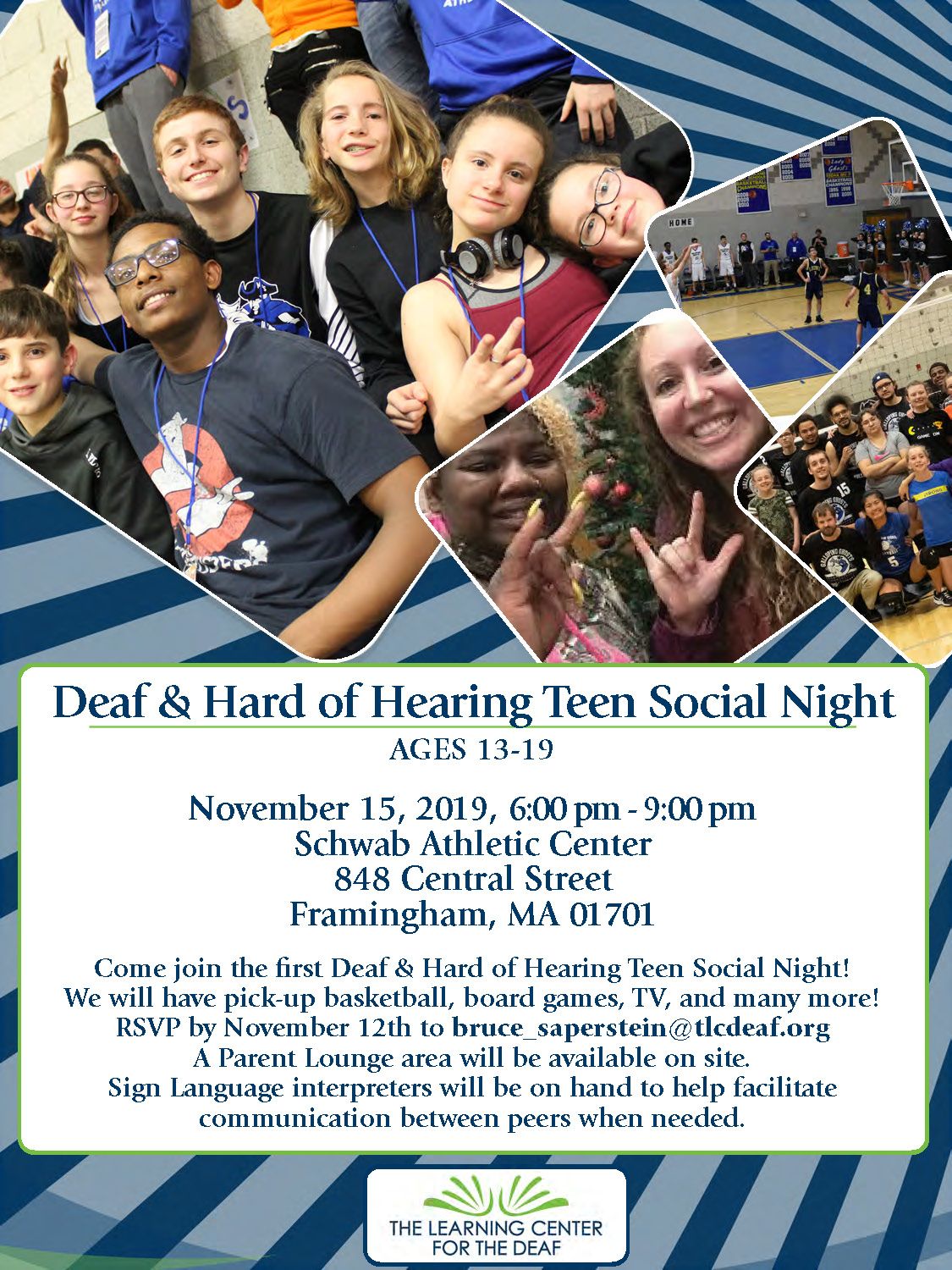 Teen Deaf and Hard of Hearing Night Events for Families of Children