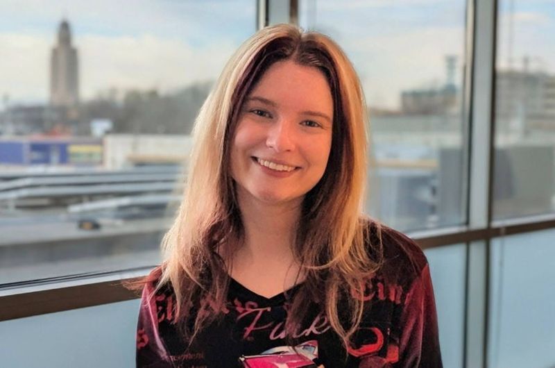 Smiling Outreach Coordinator, Paige Waite