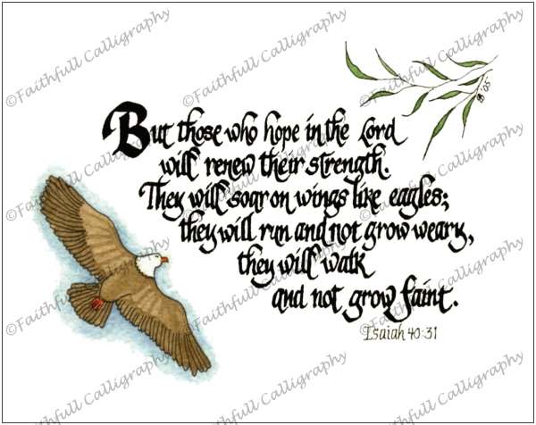 HOPE IN THE LORD (Isaiah, Encouragement, Faithwalk, Service/Ministry)
