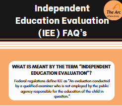 Independent Educational Evaluation (IEE) FAQ's