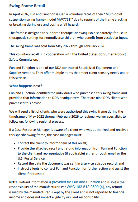 Product Recall