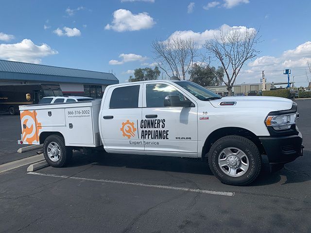 Utility Truck Wrap — Conner's Appliance