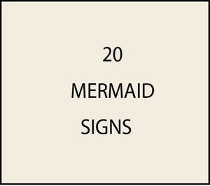 Mermaid Signs