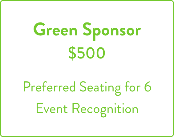 Green Sponsor - $500