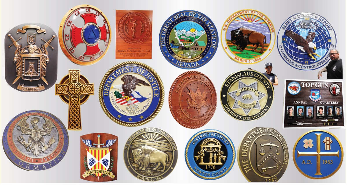 Recent Plaques we have designed and fabricated