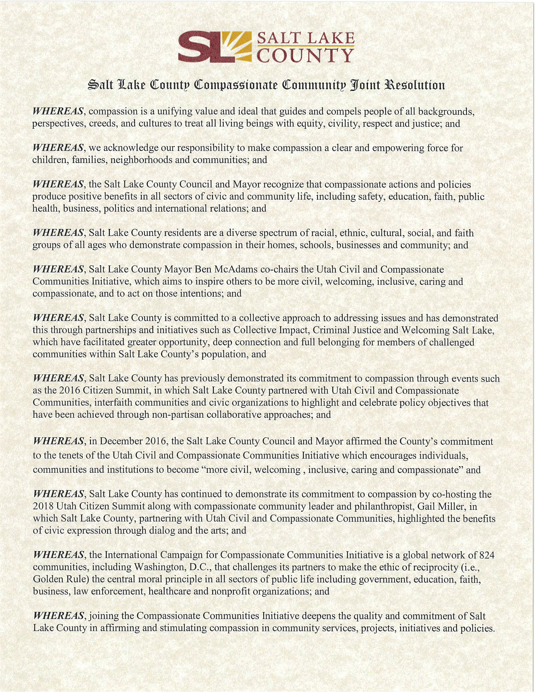 salt lake resolution part 1