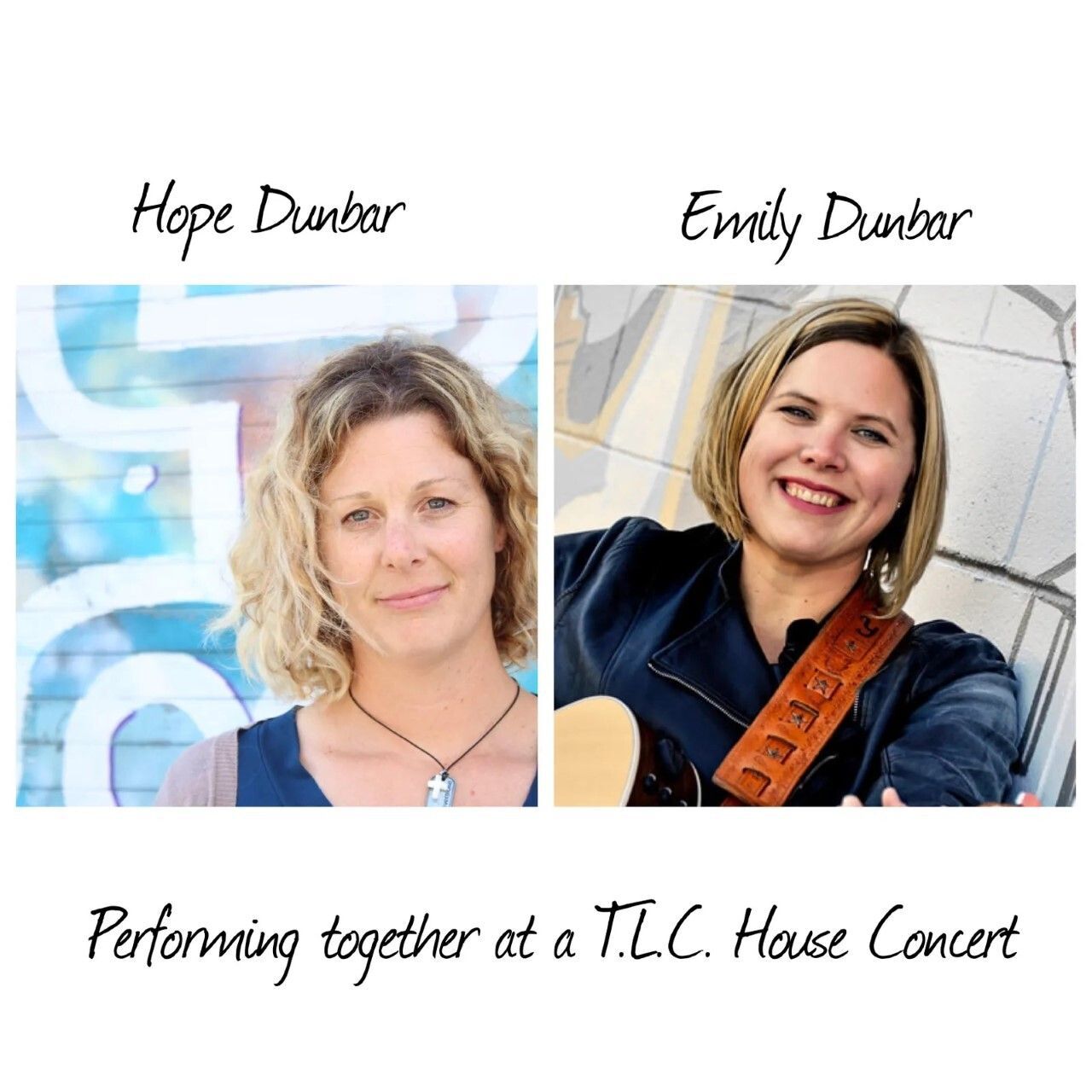 CANCELED: TLC House Concert featuring Hope Dunbar & Emily Dunbar