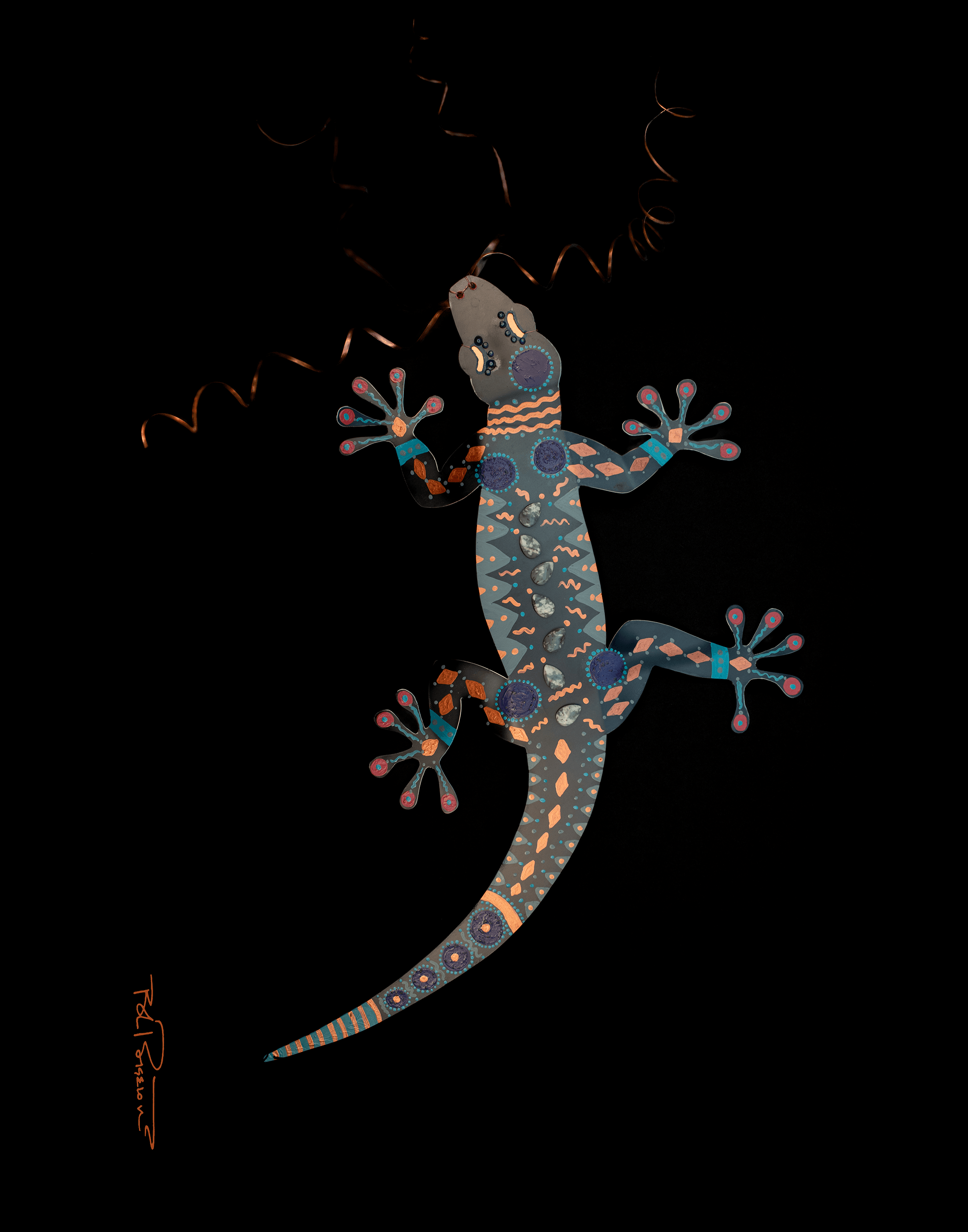 Arizona Gecko Embellished