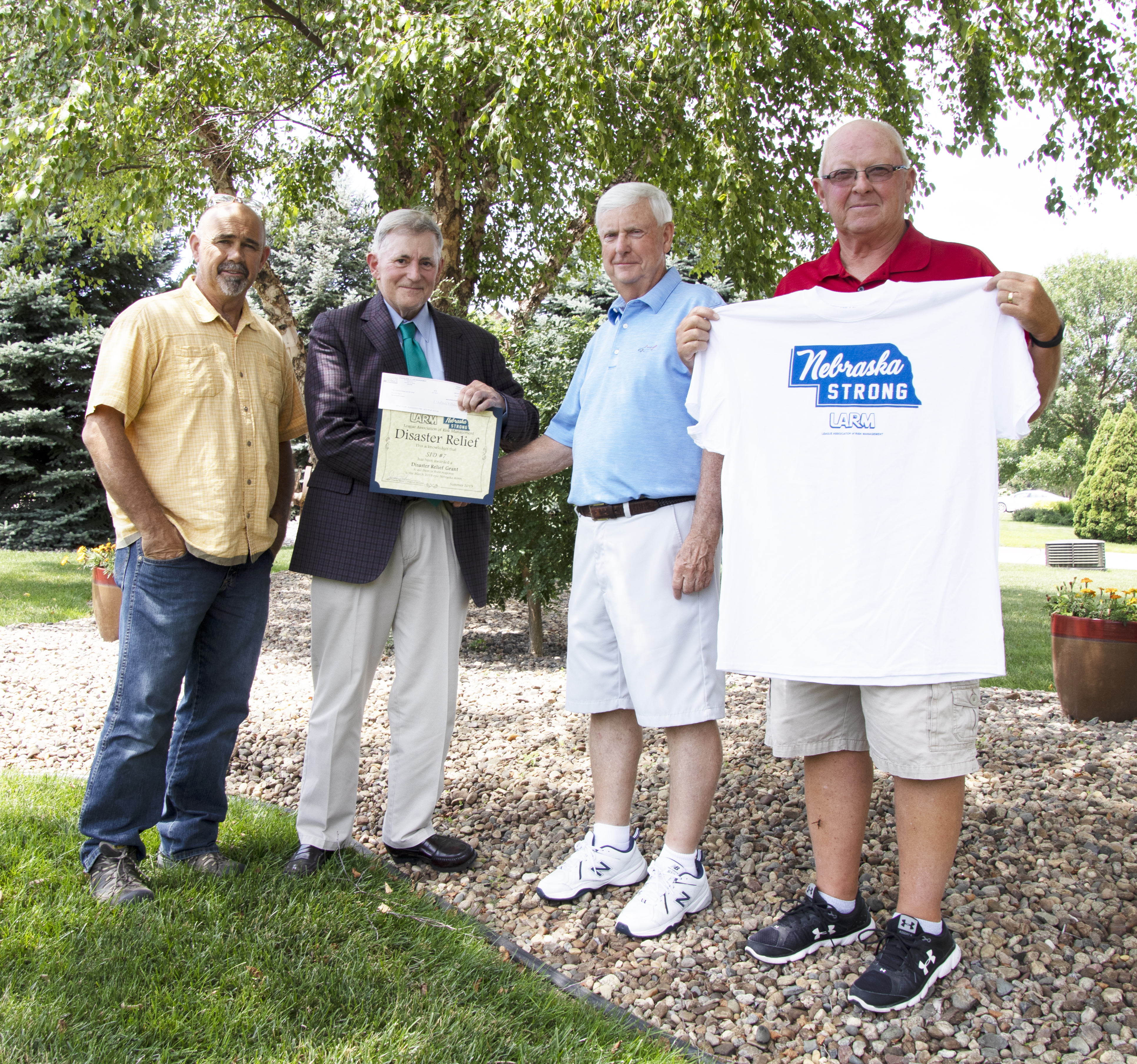 Sanitary Improvement District #7 receives Disaster Relief