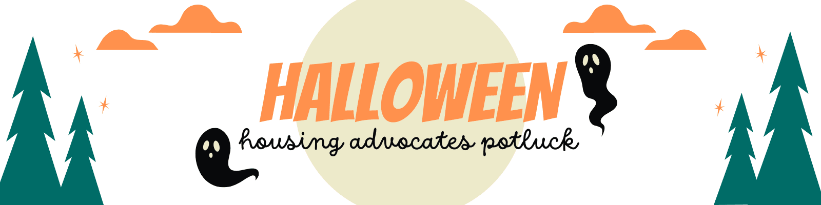 Halloween housing advocates potluck