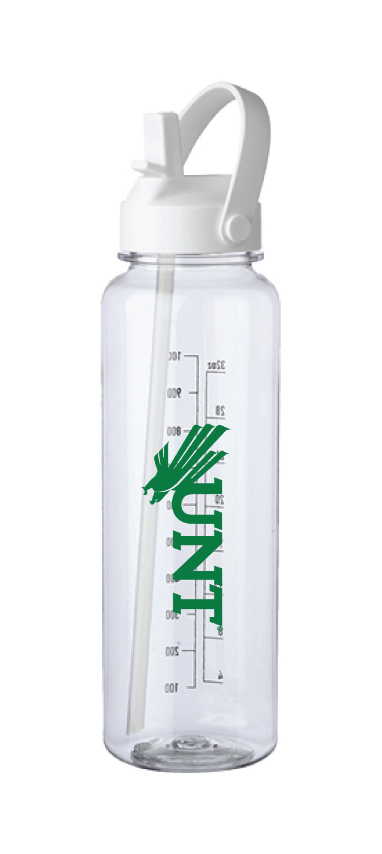 40oz Bottle RAIDER - White/Clear