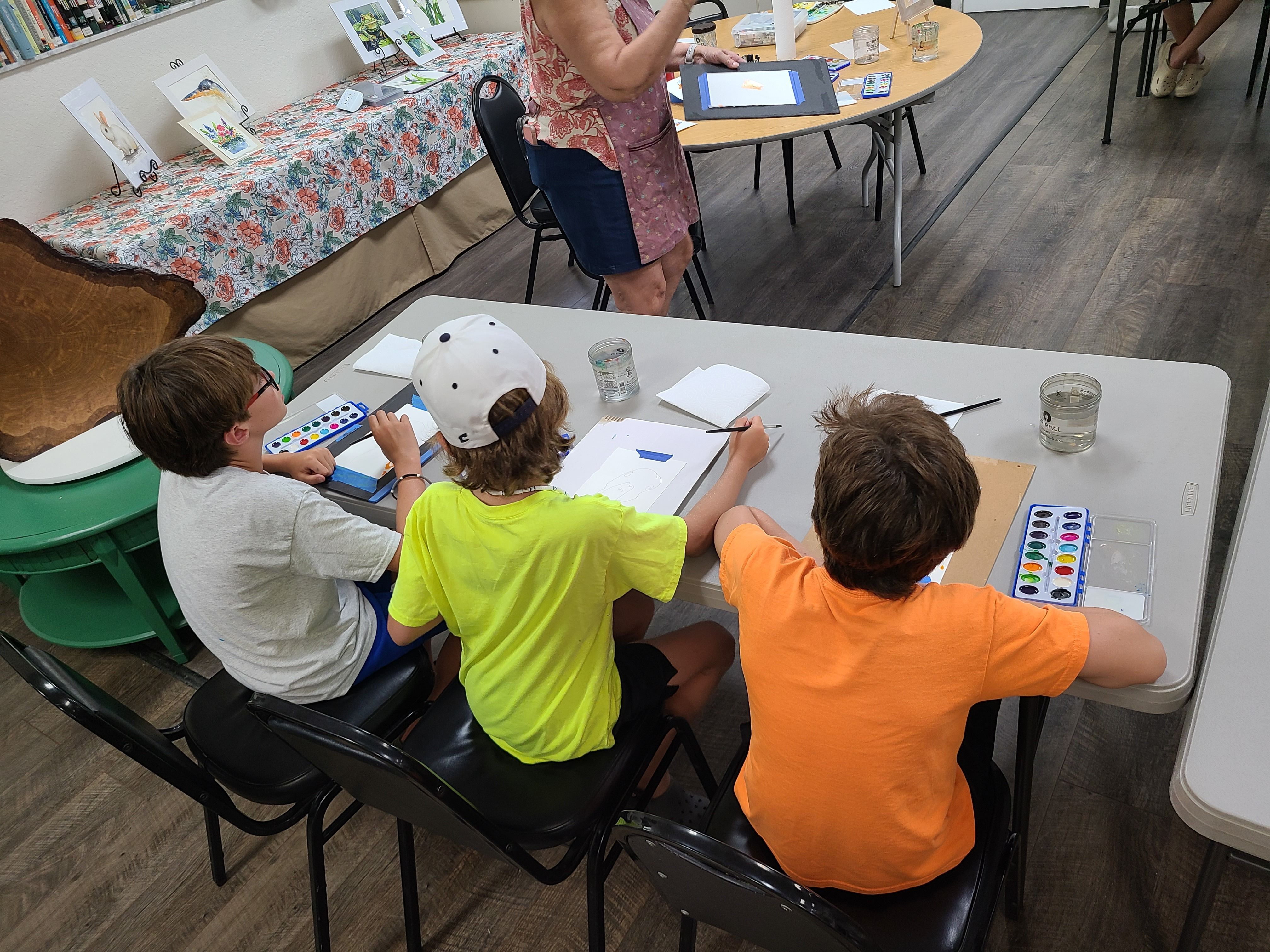 March 5, Children's Watercolor Painting Class