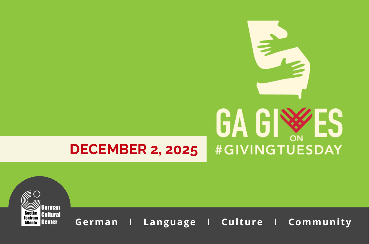 Support your Goethe-Zentrum on GA Gives #GivingTuesday