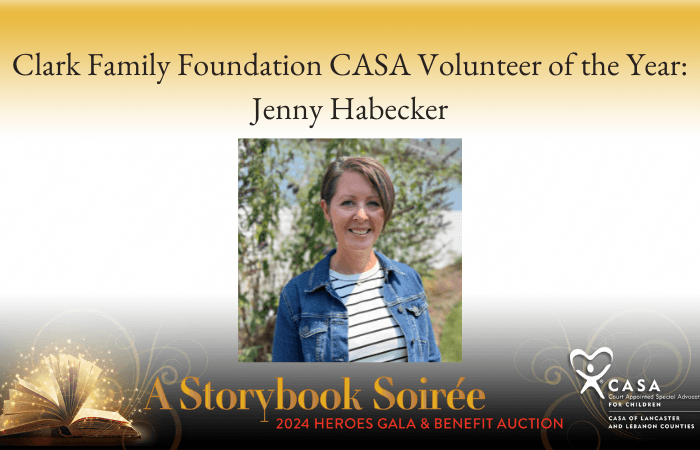 Clark Family Foundation CASA Volunteer of the Year: Jenny Habecker