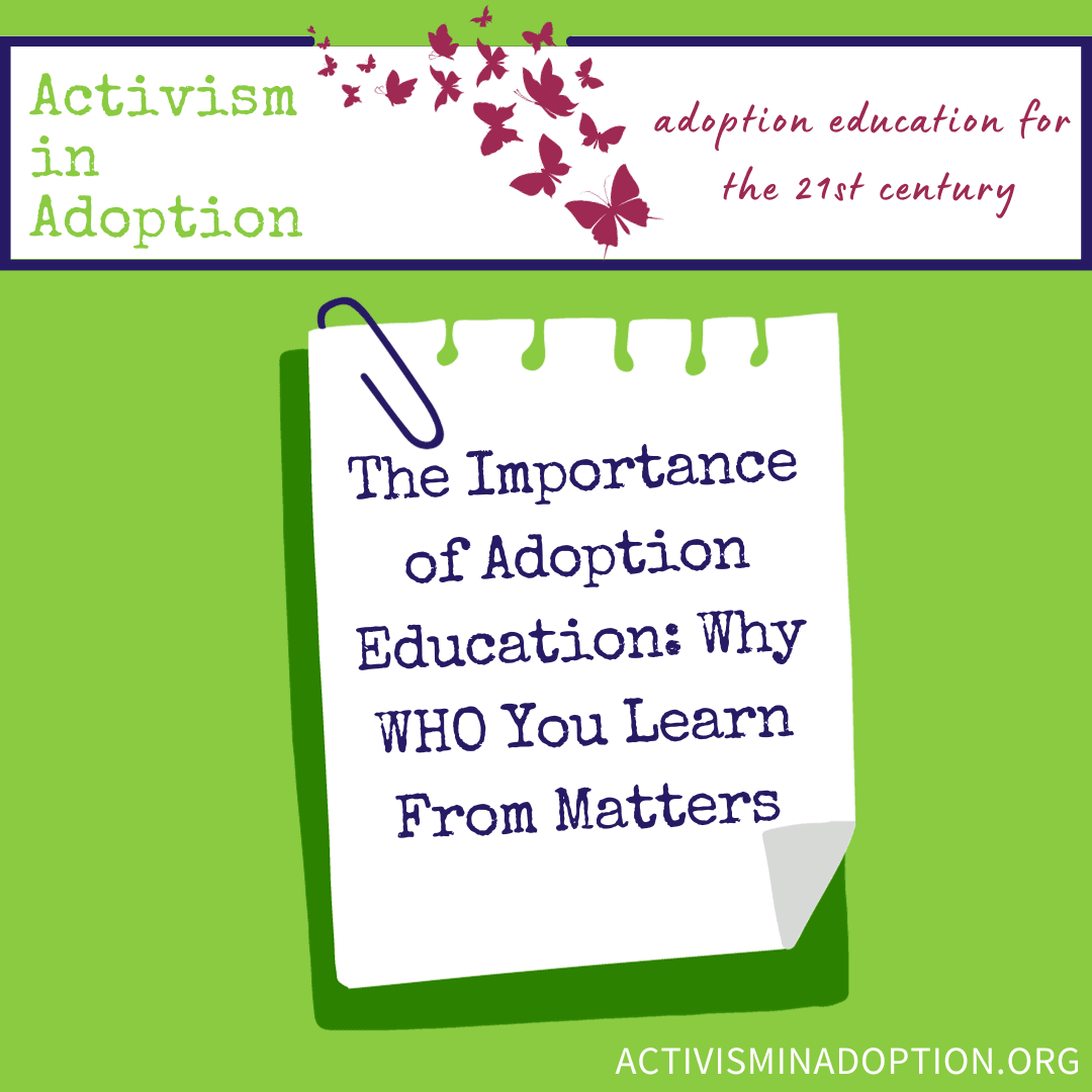 The Importance of Adoption Education: Why Who You Learn From Matters