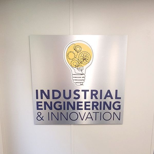 Brushed Aluminum Wall Sign – Textron Industrial