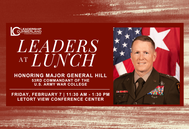 Leaders at Lunch Honoring Commandant Hill