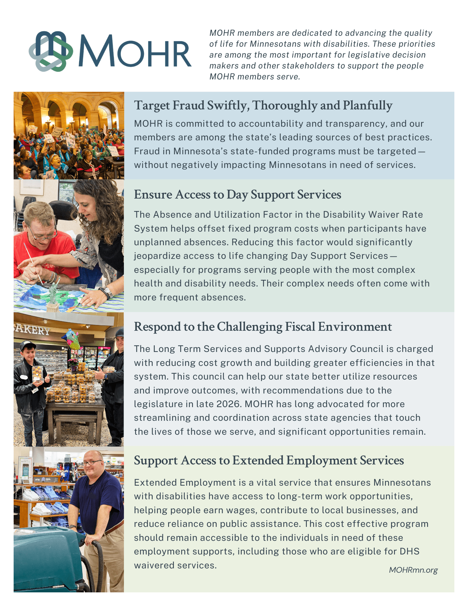 Materials for Meeting with Your Legislators