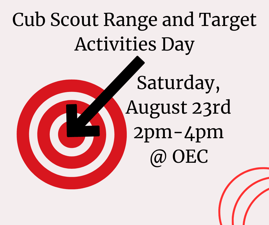 Cub Scout Range and Target Activities Day