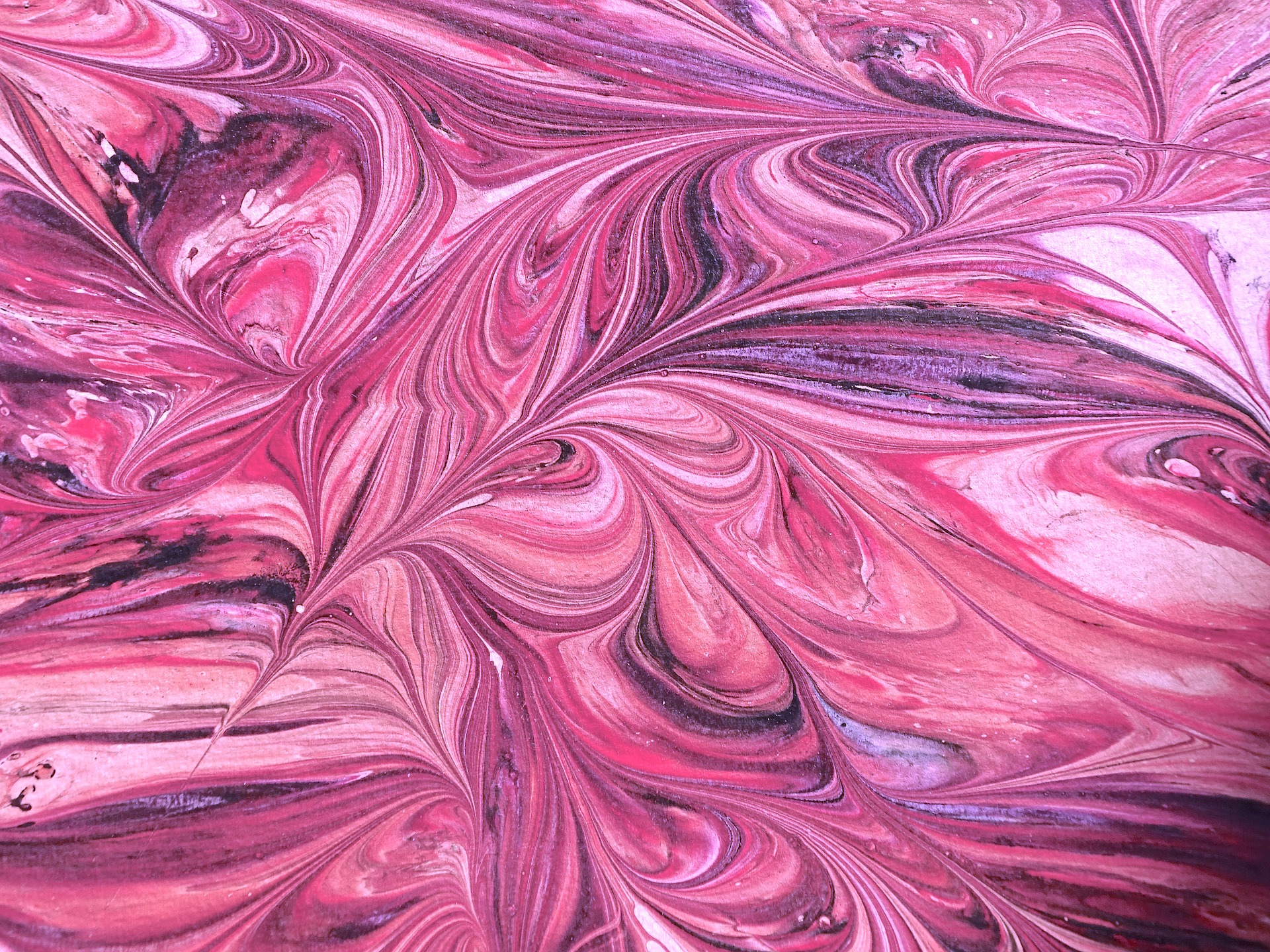 Creating Together: Paper Marbling