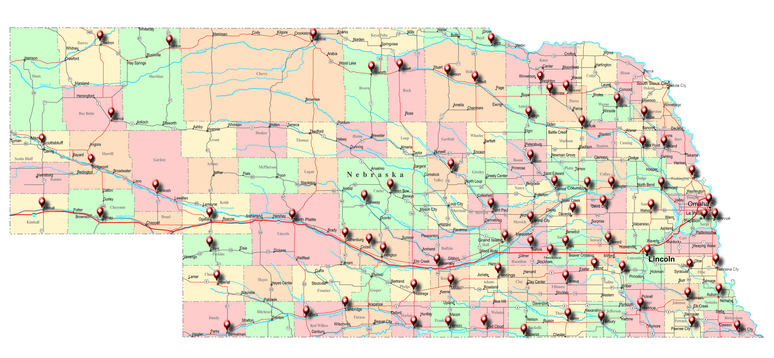 Nebraska One Chart