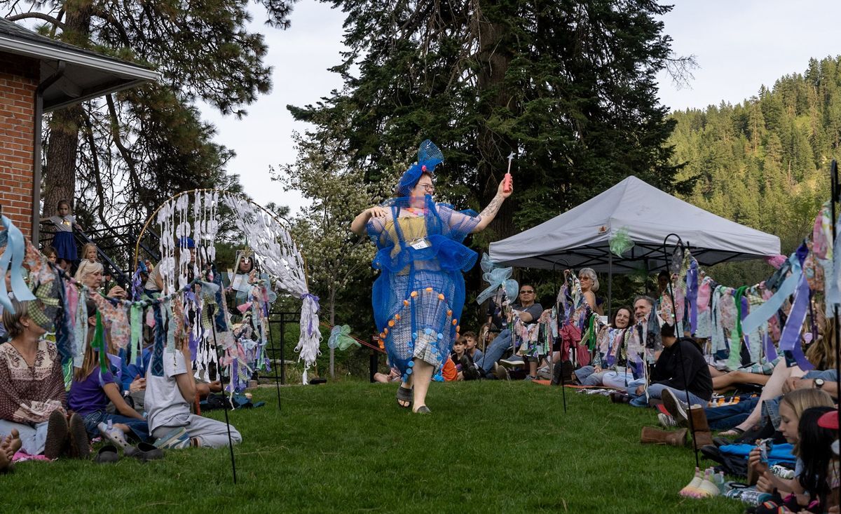 2025 Trashion Show participant at Wenatchee River Institute.