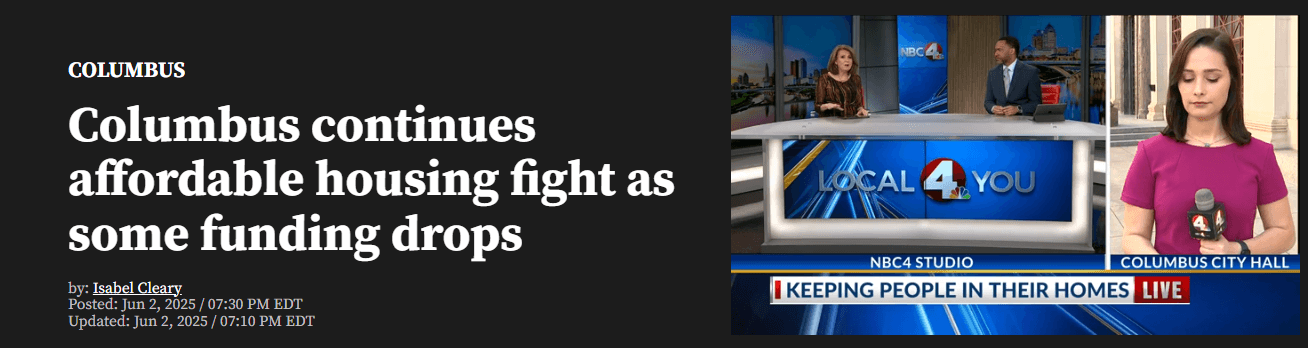 Columbus continues affordable housing fight as some funding drops