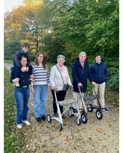 Family on a Walk