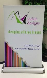 Tabletop Pull-Up Banner