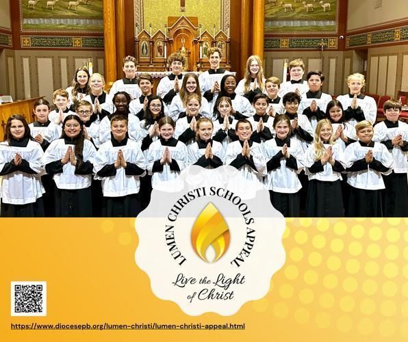 Catholic School students at alter server training