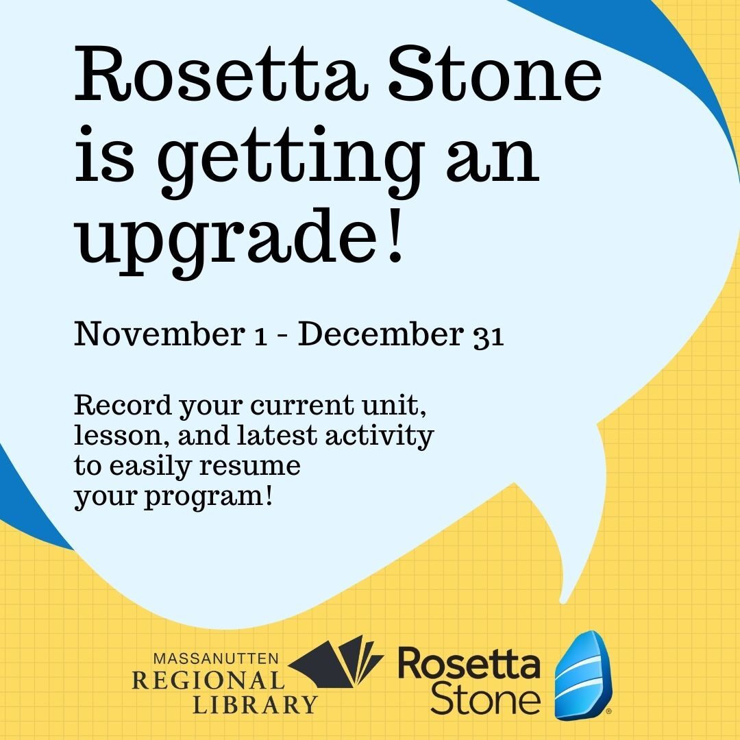 Rosetta Stone is moving to an upgraded platform!